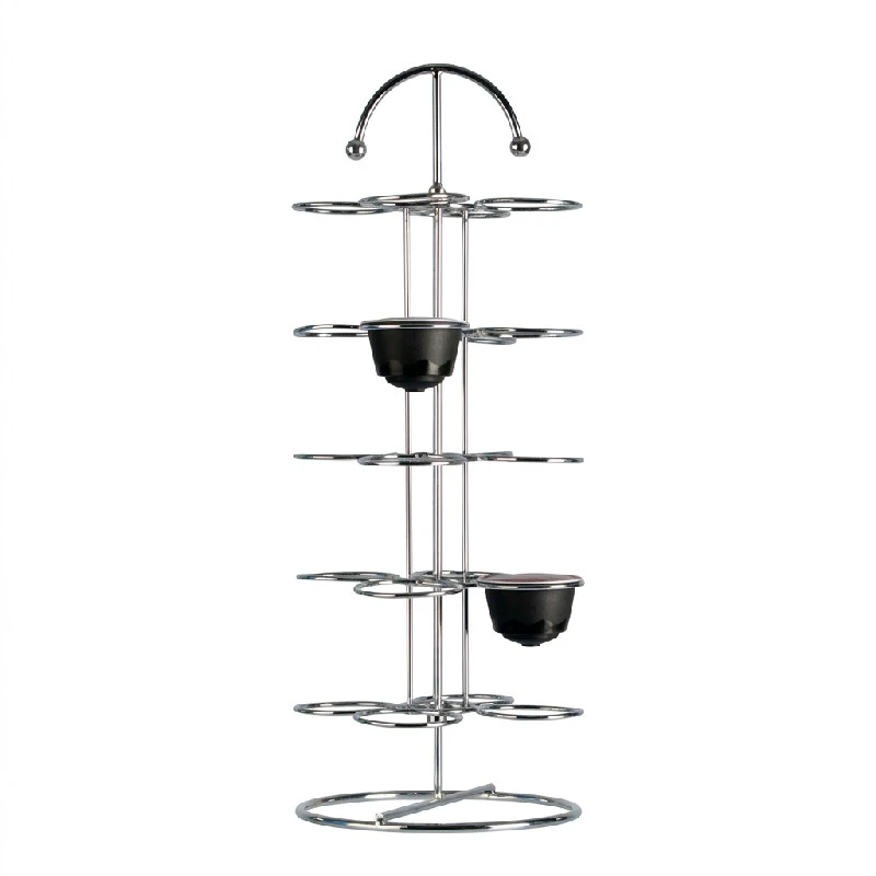 Kapselholder til 20 kapsler Metall H33cm 596094 by COSY & TRENDY color Svart