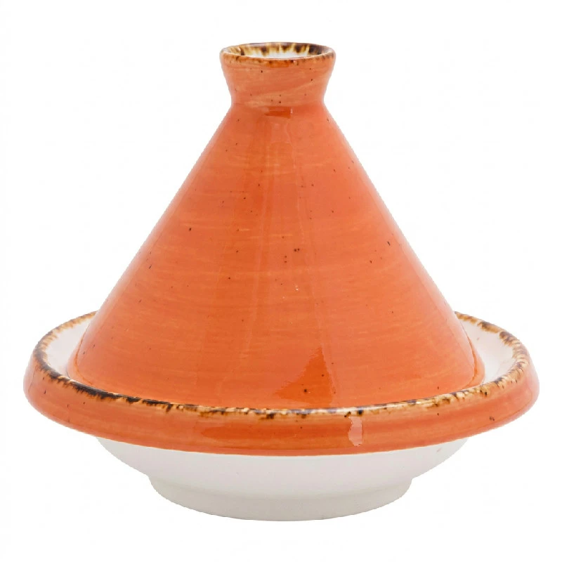 Tajine Porselen Oransje Ø13cm x H11,2cm 1480213 by COSY & TRENDY color Svart