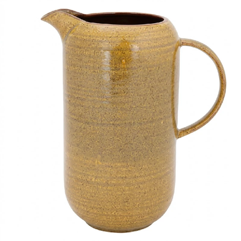 Vannkanne Porselen Sennepsgul 1,65 L 5698033 by COSY & TRENDY color Svart