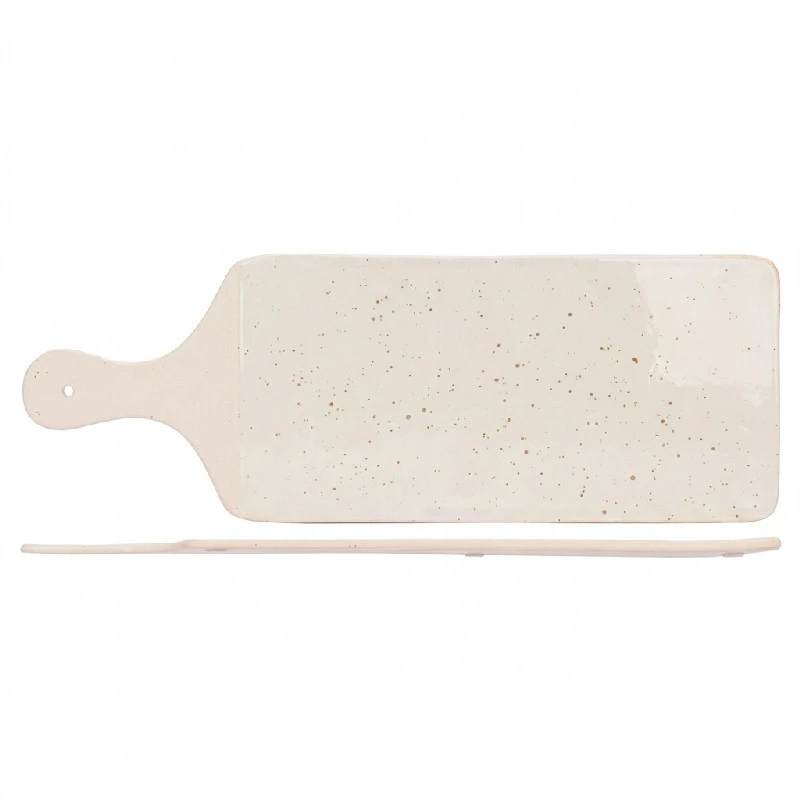 Serveringsfat Steintøy Quartz 40cm 4023395 by COSY & TRENDY color Svart