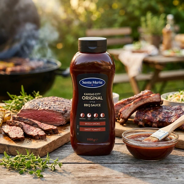 Barbecuesaus Kansas City Søt 380592 by SANTA M color Svart