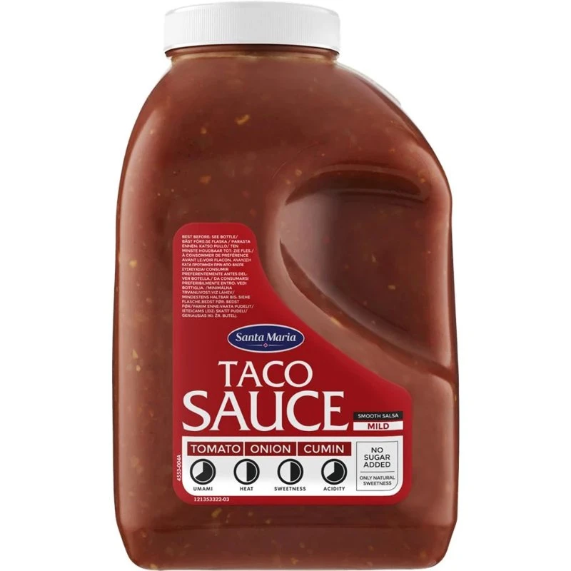 Tacosaus mild chili 233587 by SANTA M color Svart