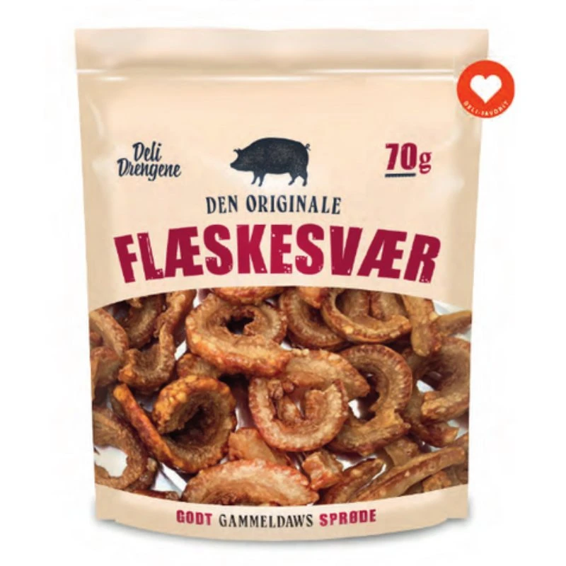Den originale fleskesvor 70 g 84567  color Svart