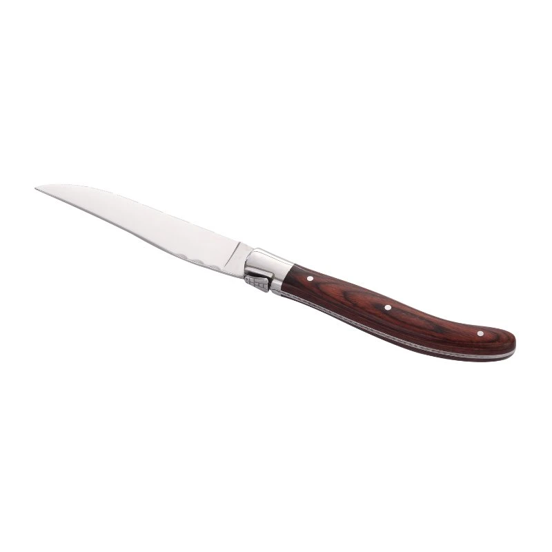 Laguiole Heritage Blanke Biffkniver i Pakkatre - 6 stk. 40273000  color Svart