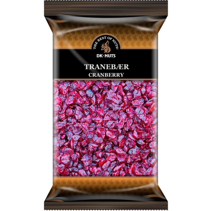 Tørkede tranebær 1 kg 621C  color Svart
