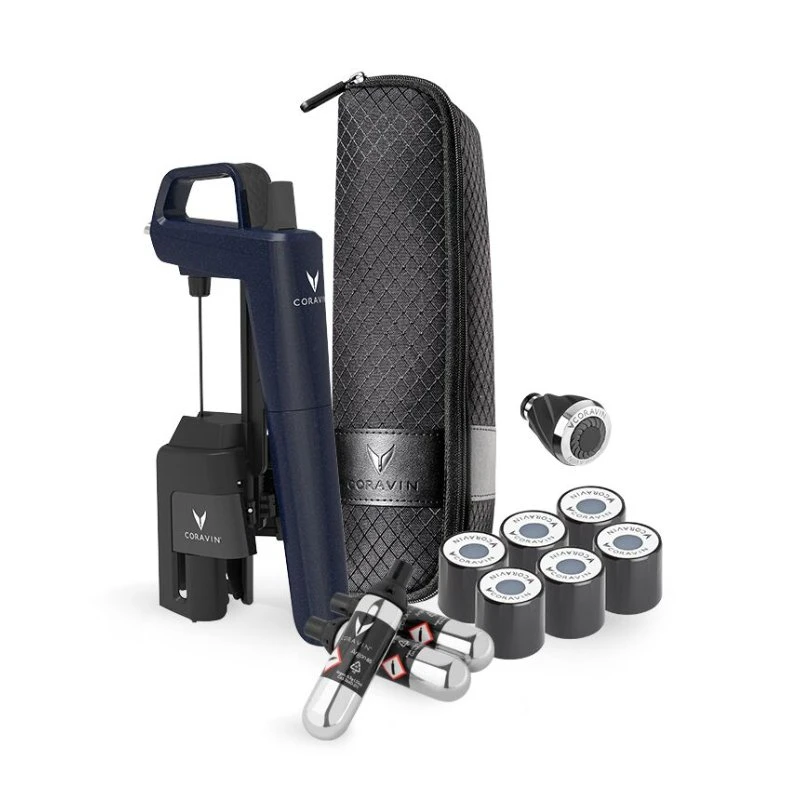 Coravin Timeless Six+ Vinsystem – Ocean Blue Limited Edition 112467B  color Svart