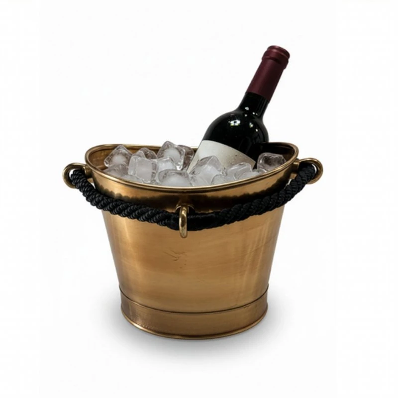 Rivage Premium Antikk Vinkjøler med tau OVL-6117-RP  color Svart