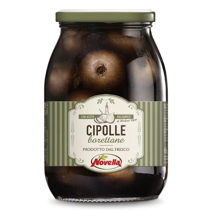 Borettane Løk i balsamico 1000g (Dreneret 600g) 19001 by Deli Drengene color Svart