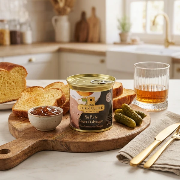 Foie Fin de Canard med armagnac 200g 16181DD by Deli Drengene color Svart