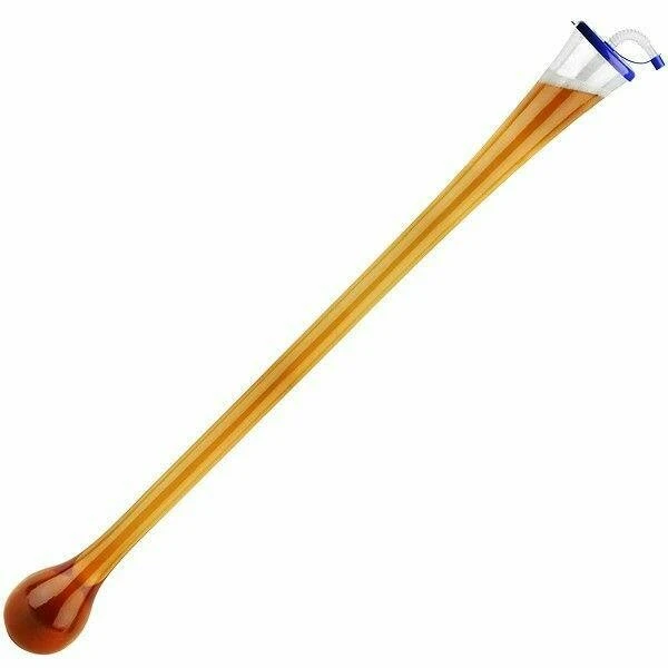 Yard of Ale-glass med lokk – plast 10243BM by Drink color Helder