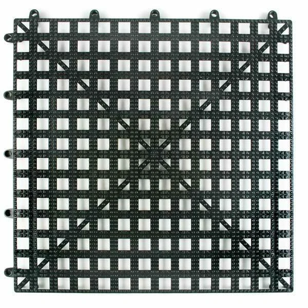 Glassmatte - Sort 34x34 cm BTBL3915B by Beaumont color Svart