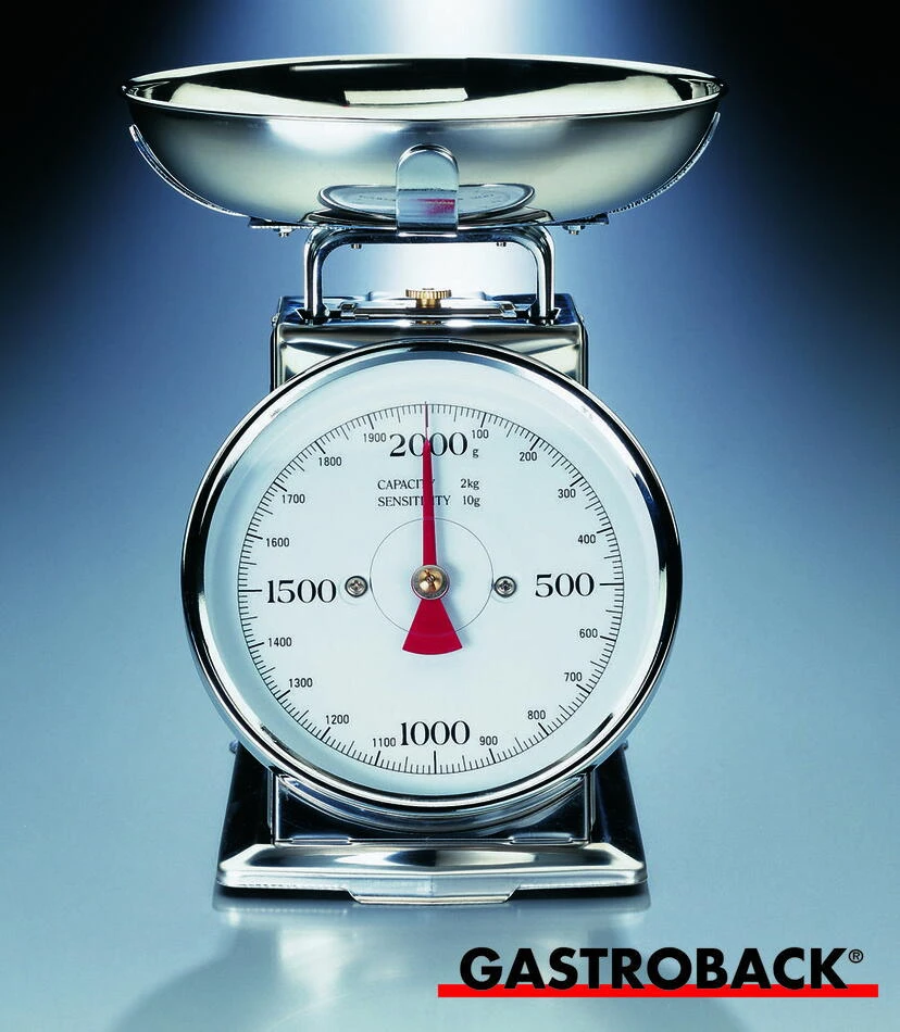 Kjøkkenvekt fra Gastroback i rustfritt stål 2 kg 30102GB by Gastroback color Silver