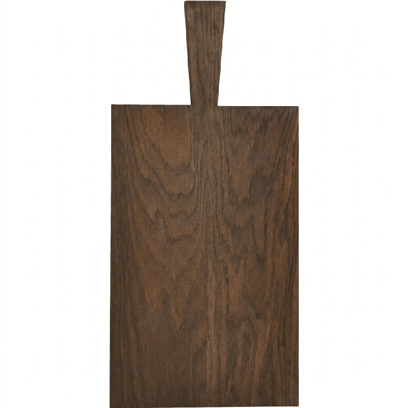 Serveringsbrett i røkt oljet eik 33,5 x 21,3 x 2 cm 51455022  color Svart