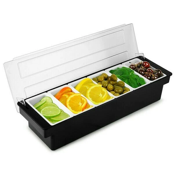 Fruktdispenser i sort - 6 rom BTBL3766 by Beaumont color Svart