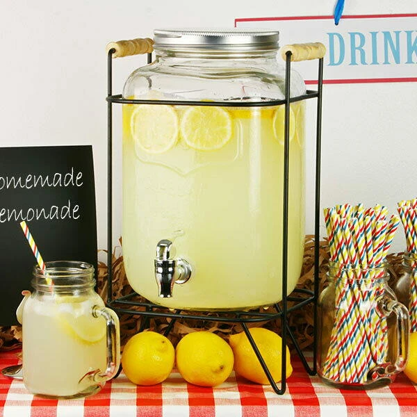 Drinks Dispenser med Stativ 8ltr 13920 by Drink color Helder