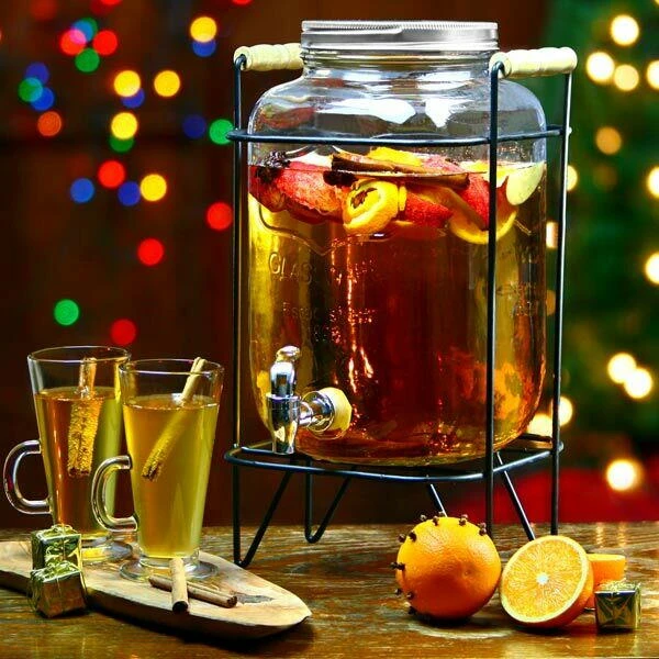 Drinks Dispenser med Stativ 8ltr 13920 by Drink color Helder
