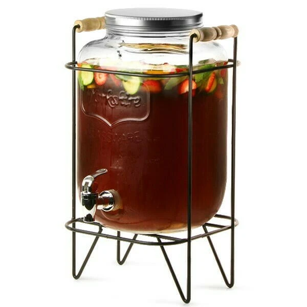 Drinks Dispenser med Stativ 8ltr 13920 by Drink color Helder