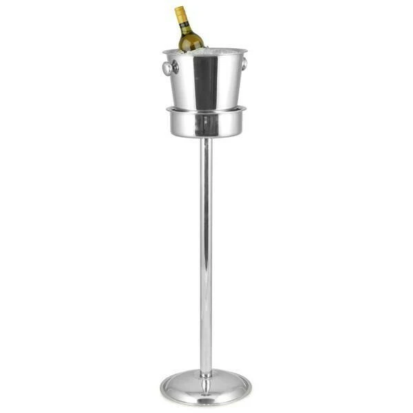 Vinkjøler med stativ i rustfritt stål 10257BM by Koop color Silver