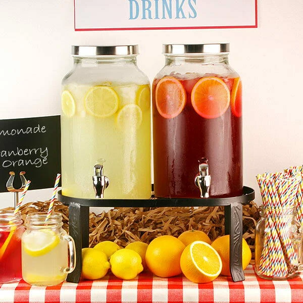 Drikkedispenser 10L med stativ 13919 by Drink color Helder
