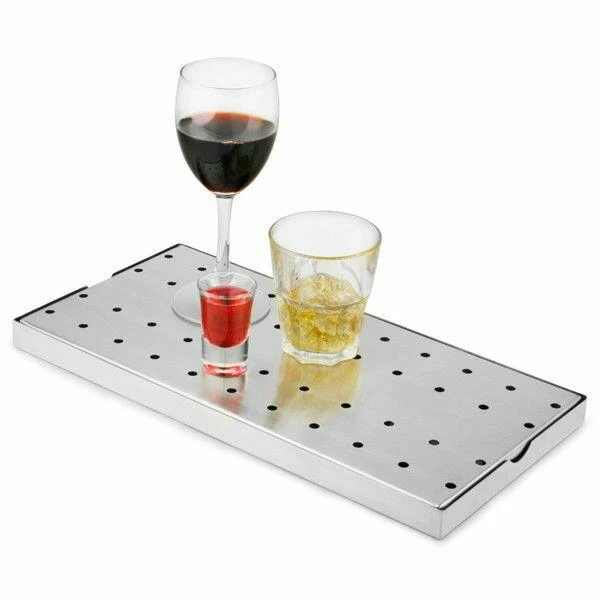 Dryppebakke i rustfritt stål - 405 x 205 mm 9811 by Drink color Svart