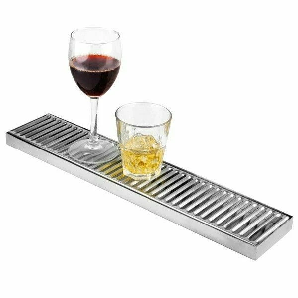 Lang dryppebakke - Rustfritt stål 9810 by Drink color Svart