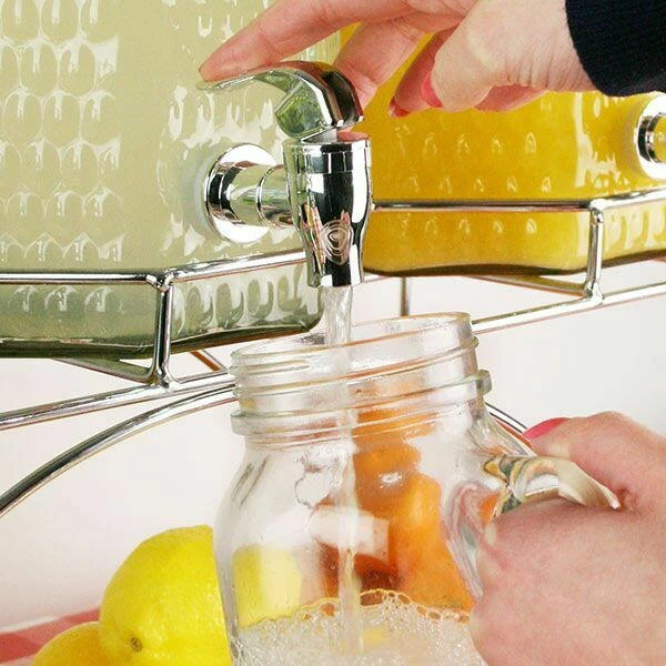 Trippel drikkedispenser med stativ 12 L 13921 by Drink color Helder