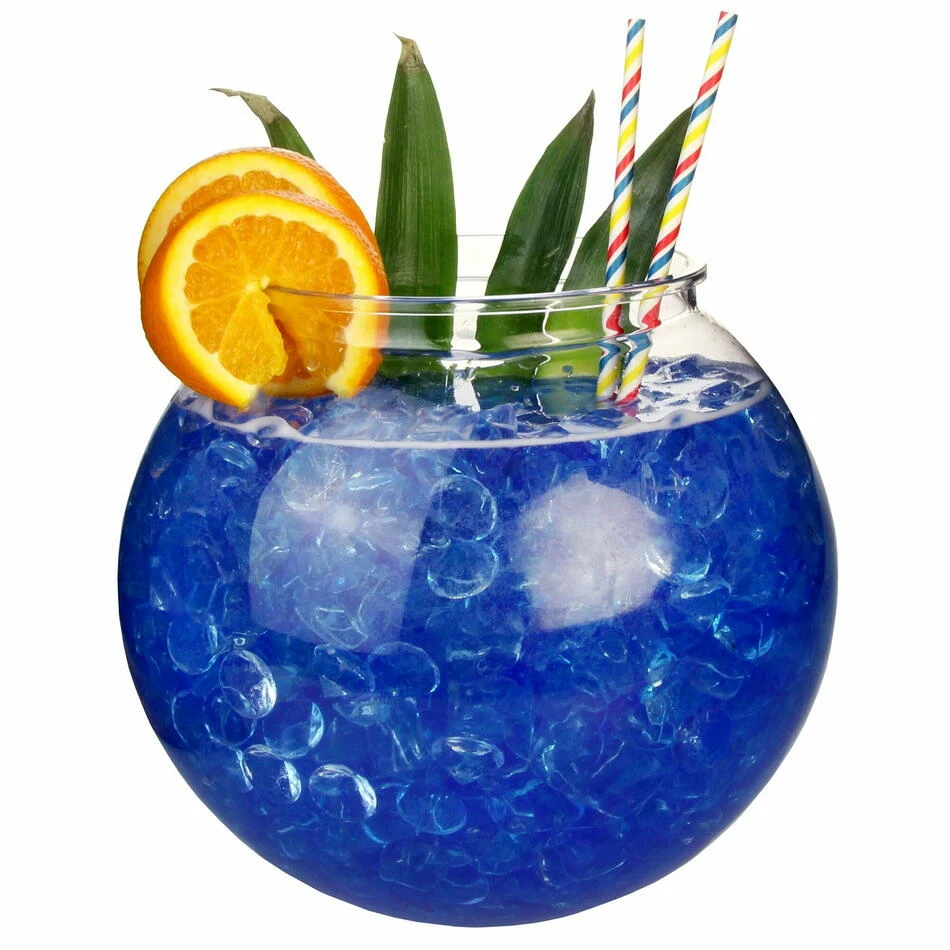 XL Plastik Cocktail Fish Bowl 5ltr 17380-347651 by Drink color Helder
