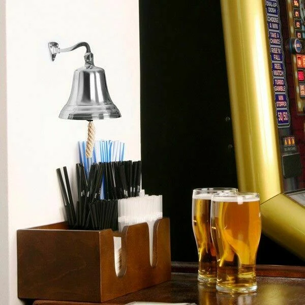 Kromklokke 9 cm 11654-24637 by Drink color Silver