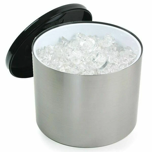 6-liters isbøtte med børstet aluminium-look 12108-25278 by Drink color Silver