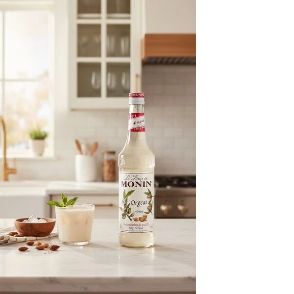 Monin Sirup Almond / Mandel FL 70 61038 by MONIN color Svart
