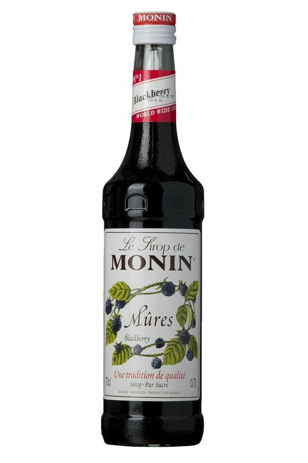 Monin Sirup Blackberry / Bjørnebær FL 70 61016 by MONIN color Svart