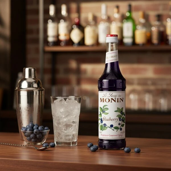 Monin Sirup Blåbær / Blueberry FL 70 61015 by MONIN color Blauw