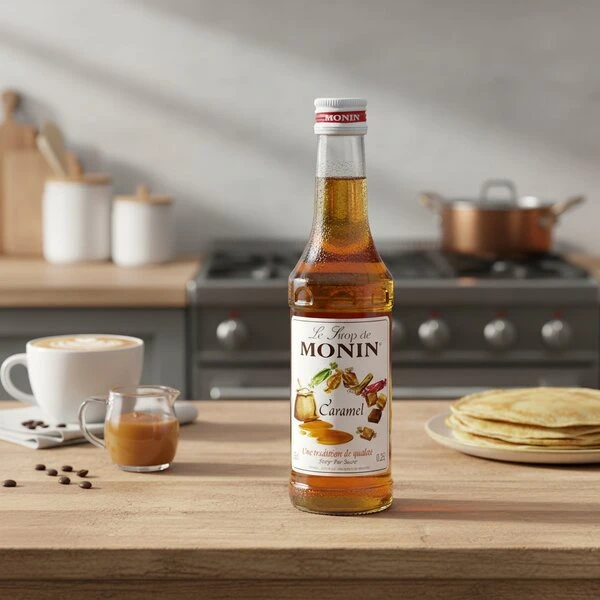Monin Sirup Karamell FL 25 61090 by MONIN color Svart