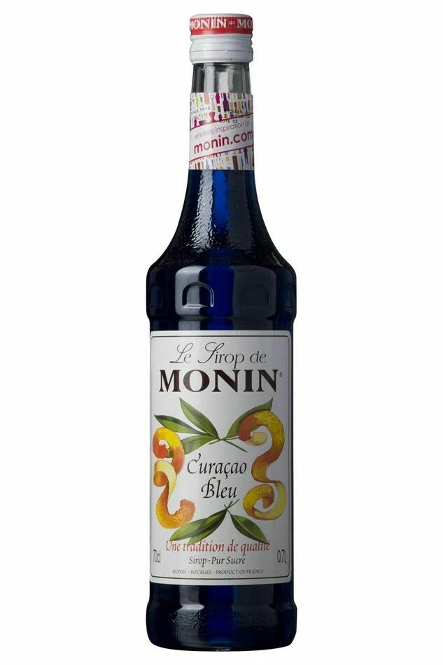Monin Sirup Curacao Blue / Curacao Blå FL 70 61019 by MONIN color Blauw