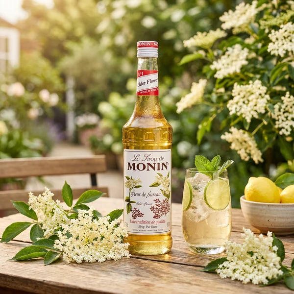 Monin sirup hylleblomst / Hyldeblomst FL 70 61031 by MONIN color Svart