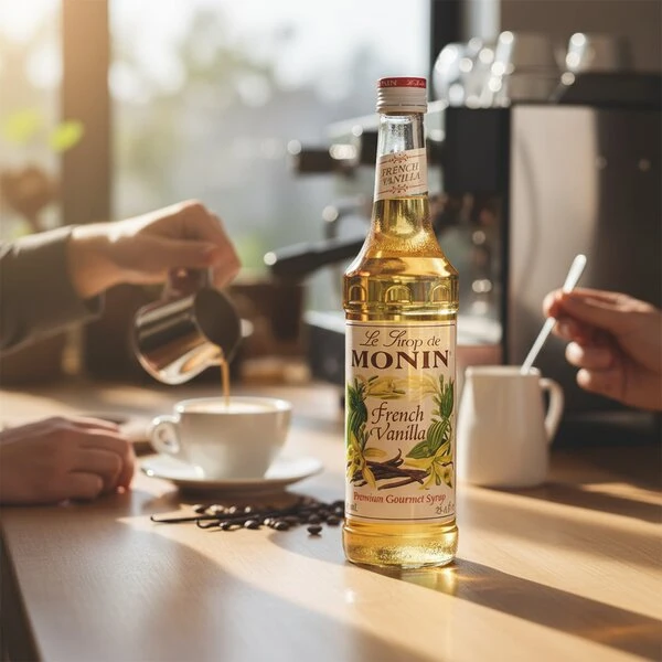Monin sirup fransk vanilje / Fransk Vanille FL 70 61022 by MONIN color Svart