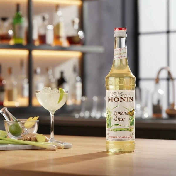 Monin sirup sitrongress / Citrongræs FL 70 61130 by MONIN color Svart