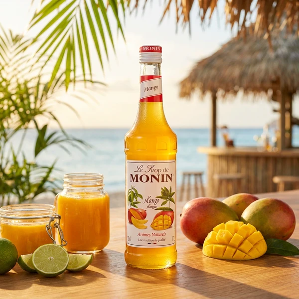 Monin Syrup Mango FL 70 61039 by MONIN color Svart
