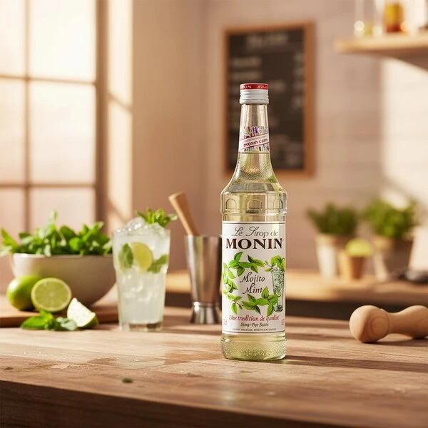 Monin sirup Mojito mynte FL 70 61041 by MONIN color Svart