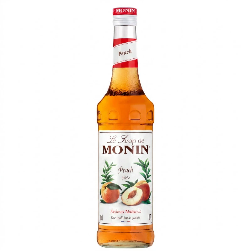 Monin Syrup Peach / Fersken FL 70 61021 by MONIN color Svart