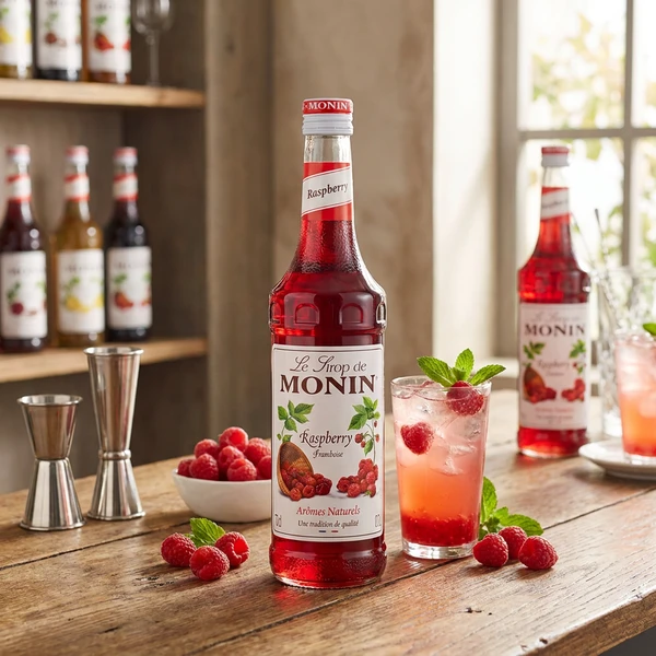 Monin Sirup Hindbær / Hindbær FL 70 61030 by MONIN color Svart