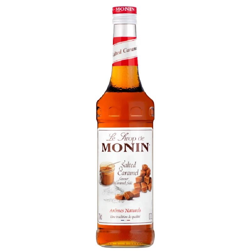 Monin Sirup Salted Caramel / Saltet Karamell FL 70 61048 by MONIN color Svart