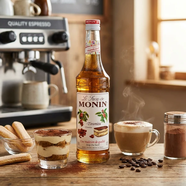Monin Sirup Tiramisu FL 70 61175 by MONIN color Svart