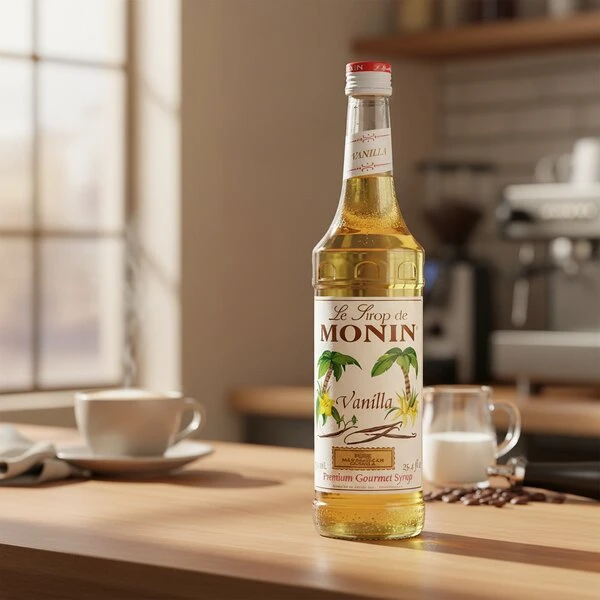 Monin sirup vanilje / Vanille FL 70 61051 by MONIN color Svart