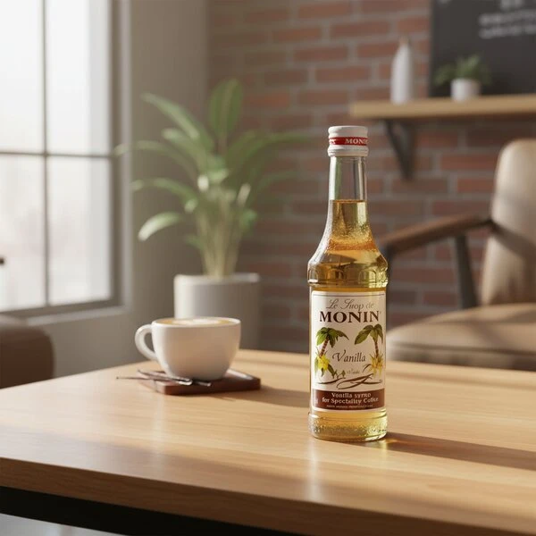Monin sirup vanilje / Vanille FL 25 61091 by MONIN color Svart