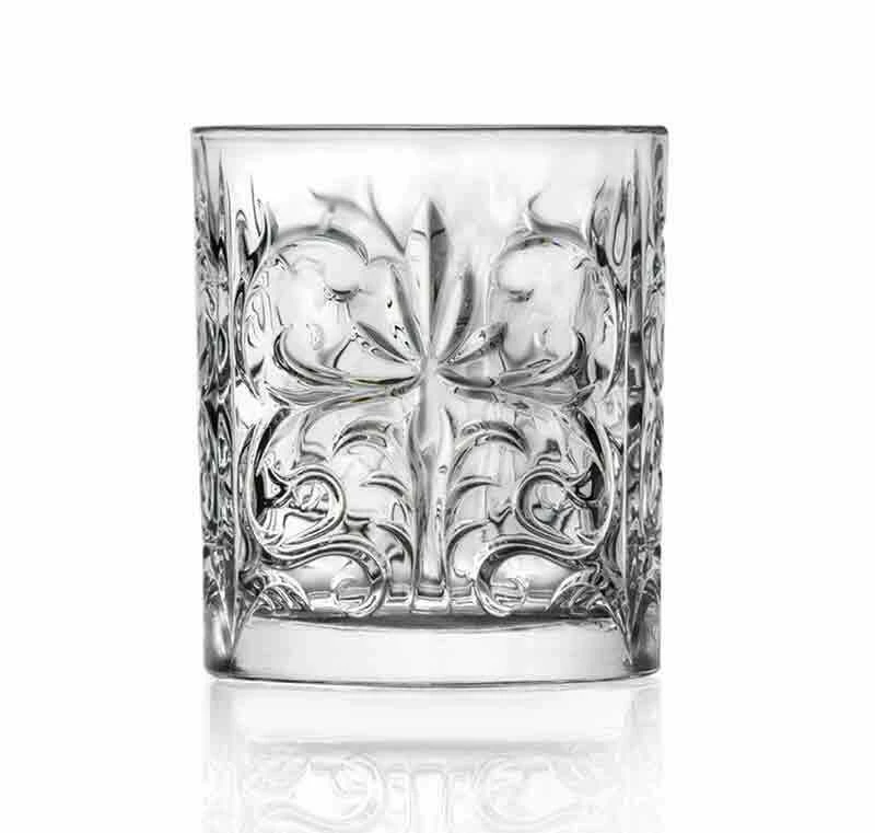 RCR Tattoo Tumbler 33 cl 6 stk. Glas0483 by RCR Glas color Svart
