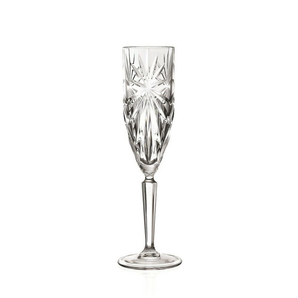 RCR Oasis Champagne 15 cl 6 stk. Glas0230 by RCR Glas color Svart