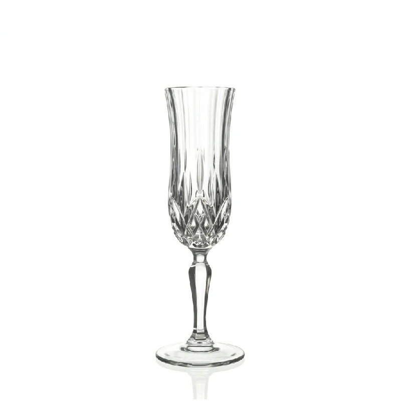 RCR Opera Champagne Flute 13cl 6stk. Glas0494 by RCR Glas color Svart