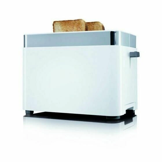 Brødrister, 2 skiver, 1000W - Hvit GRTO61EU by Graef color Vit