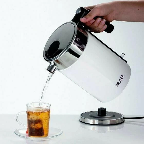 Vannkoker 1,5L av/på hvit GRWK61EU by Graef color Vit